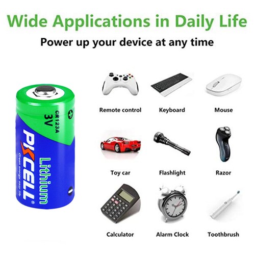 24x CR123A 16340 CR17345 123A 1500mAh 3V Lithium Batteries for Camera Calculator - Picture 7 of 7