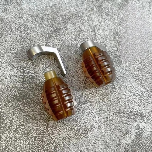 Titanium Ultem PEI Knife Lanyard Bead Paracord Pendant EDC Keychain Charm DIY - Picture 3 of 9