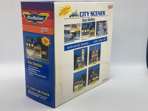 Micro Machines Galoob City Scenes Gas Station with Cars, Sealed New in Box - Picture 3 of 12