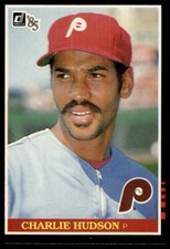 1985 Donruss #355 Charlie Hudson