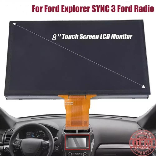 Original 8" Touch Screen LCD Monitor For Ford F-250 2013-2018 Super Duty SYNC 3 - Picture 2 of 6