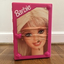 VINTAGE BARBIE DOLL FASHION TRUNK MATTEL 1998 PINK