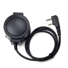 Tactical Big PTT Cable Plug For Walkie Talkie Kenwood TK3107 Baofeng 6R 5R 888S