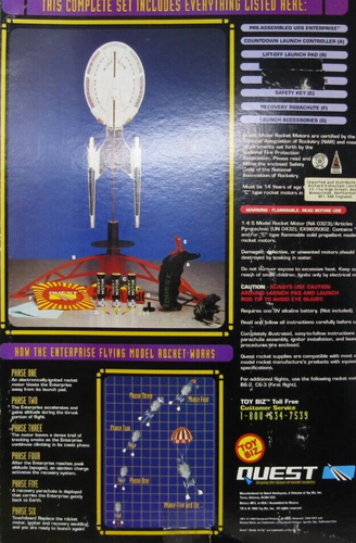 STAR TREK ENTERPRISE FIRST CONTACT ROCKET SET COMPLEAT - Picture 5 of 5