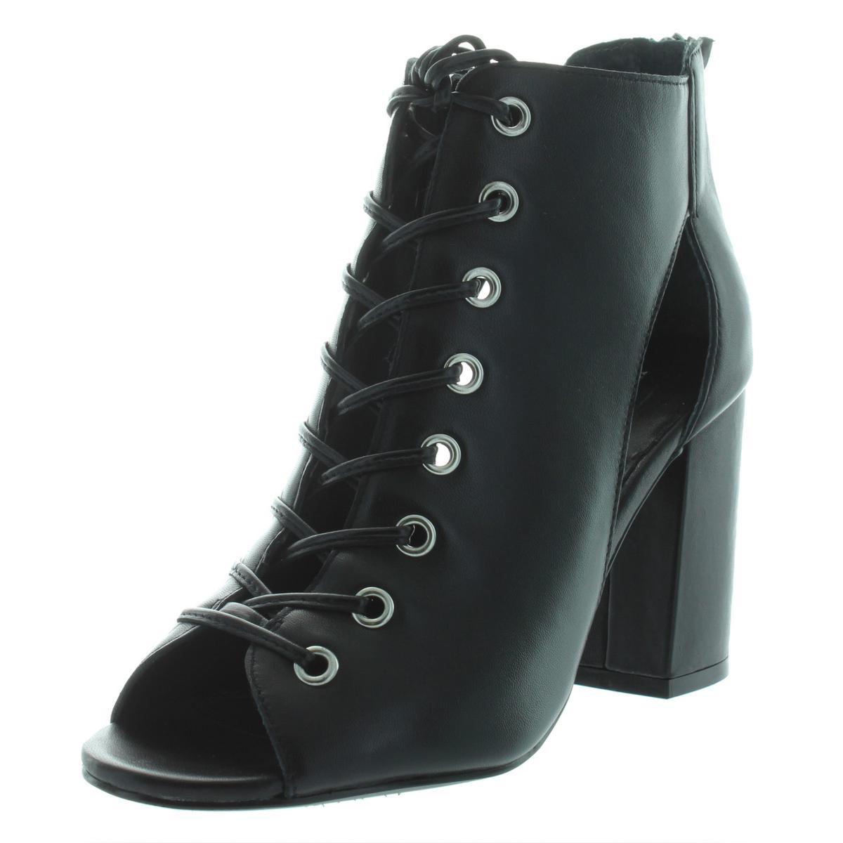 Ivanka Trump Womens Rahela Leather Open Toe Shooties Booties shoes BHFO 9547 Ivanka Trump Womens Rahela Leather Open Toe Shooties Booties shoes BHFO 9547