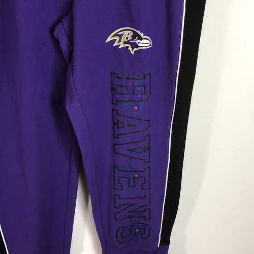 Baltimore Ravens NFL Women's New Era Purple Jogger Pants Size L - Picture 3 of 21