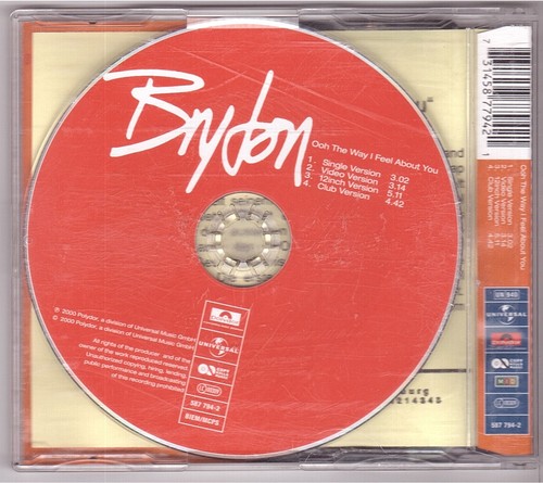 Bryton - Ooh The Way I Feel About You (Maxi-CD 2000) - Bild 2 von 3