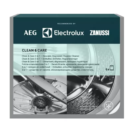 Electrolux Super Clean & Care 3-in-1 Washing Machines & dishwashers - 6 sachets - Picture 2 of 3