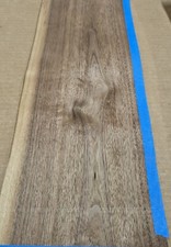 Walnut Flat Cut wood veneer 8" x 22" raw no backing 1/42" thickness