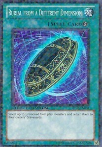 Burial from a Different Dimension - DT03-EN044 - Super Parallel Rare - Duel Term
