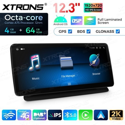 XTRONS QLM2250M12CLS Autoradio GPS 12.3 Mercedes CLS Android 13 NTG 5.0/5.1/5.2 - Bild 9 von 16