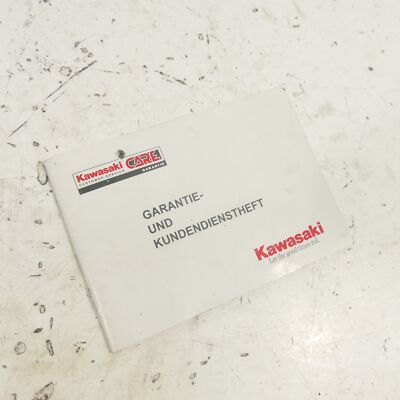 anR  Kawasaki ZZ-R 1400 E EZ:14 Garantieheft Serviceheft Wartungsheft