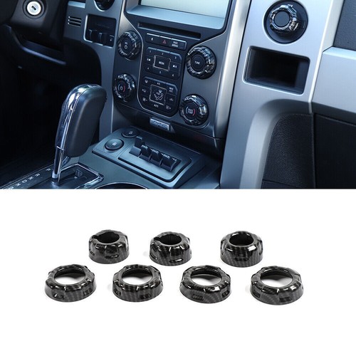 36x Interior Steering Console Trim Cover For Ford F150 Raptor 09-14 Carbon Fiber - Picture 9 of 18