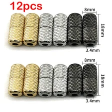 6Pairs Smart Laces Buckle Shoe Laces Lock Metal No Tie Shoelaces for and Kids