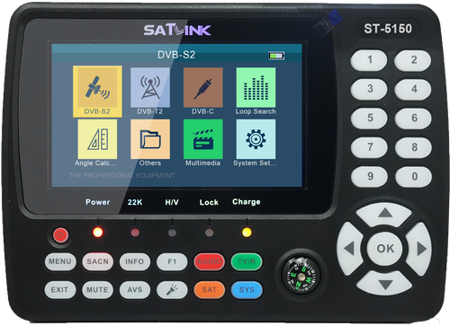New SATLINK ST-5150 DVB-S/S2/T/T2/C Combo Meter MPEG-2/4,H.264 H.265 Compliant  - Picture 1 of 6