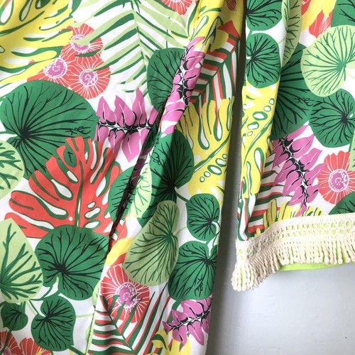CK BRADLEY Kaftan-Kleid Peppin tropischer Druck Grün Multi Größe XL - Bild 7 von 12