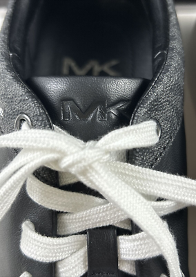 MICHAEL KORS Size 10 Men's Shoes Sneaker Black Leather JACK MICHAEL KORS Size 10 Men's Shoes Sneaker Black Leather JACK