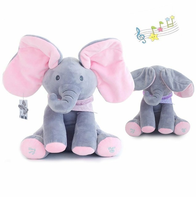 baby toy elephant with flapping ears