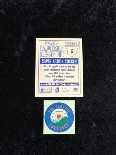 Merlin's F.A. Premier League 2001 | Blue Back | Choose Your Sticker(s) | #A-L - Picture 7 of 23