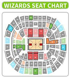 2 Sacramento Kings @ Wizards Lower Level Front Row by bench tickets - Picture 5 of 5