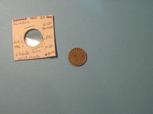 1940 50 Ore - Sweden KM# 796 - Excellent example! - Picture 8 of 9