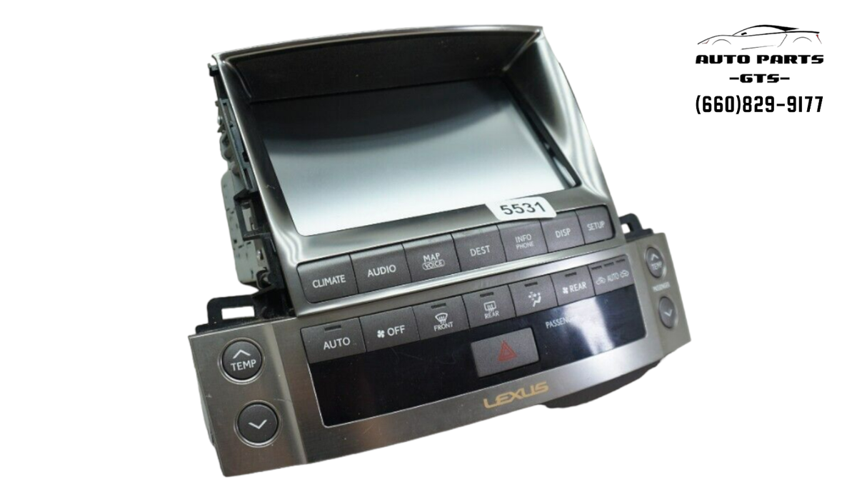 2009-2011 Lexus Lx570 Navigation Screen GPS Display 86804