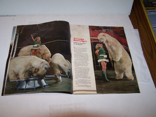 Vtg 1980 Ringling Bros Barnum Bailey 110 edition Circus Program & centerfold - Picture 6 of 12