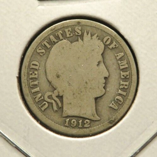 1912 Barber or Liberty Head Dime SILVER 32
