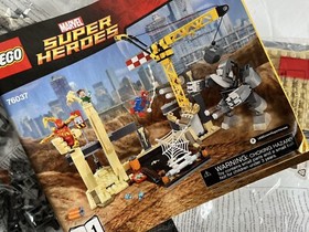 LEGO Marvel Super Heroes 76037 Rhino & Sandman Super Villain Team-Up New No Box