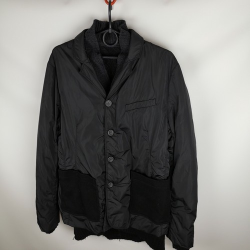 Paolo Pecora milano reversible alpaca nylon shimmer jacket - Picture 3 of 12