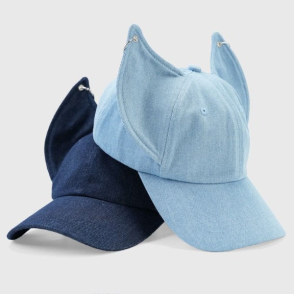 APL Cappello hip hop chiusura in metallo orecchie di volpe cappello becco d'anatra donna