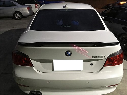 Unpainted BMW 04-10 E60 5-series Sedan high kick p type trunk spoiler ◎ - Bild 1 von 4
