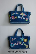 PATCHWORK / QUILTING  KNITTING OR SEWING CRAFT BAG  PATTERN by Gail