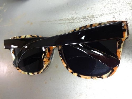 Mujeres DE COLECCIÓN AÑOS 60 OJO DE GATO Estilo LECTURA BIFOCAL GAFAS DE SOL LECTORES Marco Negro - Imagen 10 de 14