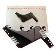 Beard Shaping Template Shower Salon Beard Shaving shave Shaping style styling co