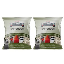 Armstrong Wild Bird Food Safflower Bird Seed, 4lbs Pack of 2 
