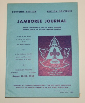 WJ VIII 1955 Complete World Jamboree Journal New Horizons Boy Scout WJVIII V32N3