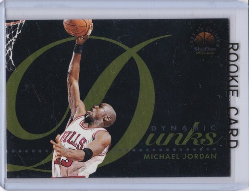 MICHAEL JORDAN 1993/94 Skybox RARE DYNAMIC DUNKS $$ INSERT Basketball Card BULLS - Picture 1 of 2
