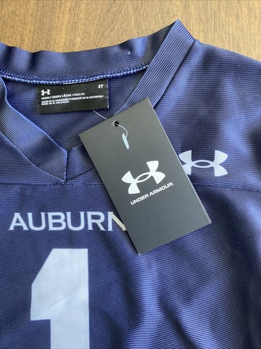 Under Armour Kids NCAA Auburn Tigers #1 Football Team Jersey Size 2T NWT - Picture 4 of 6