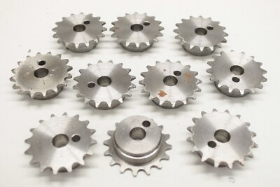 10x 16-P8 16Zähne 44mm Kettenrad Zahnrad Stirnrad Antriebsrad 16P8