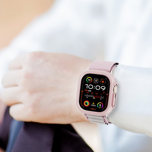 For Apple Watch Series7-9 Ultra 2/1 Hard PC Bumper Case Edge Protective Cover - Picture 3 of 11
