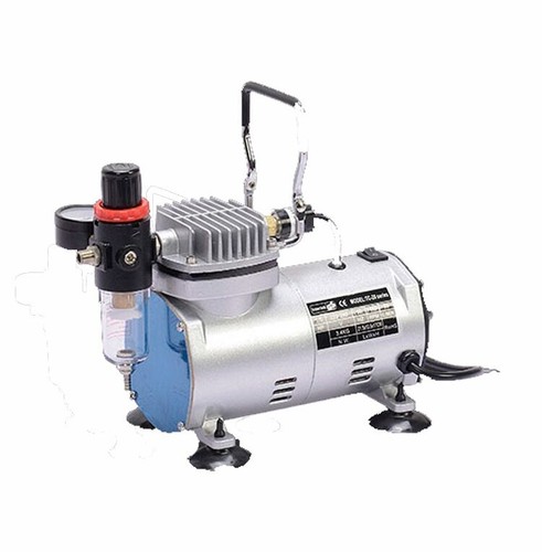 TC-20B Mini Air Compressor 220V Quiet Oil-free Vacuum Pump Leather Touch-up - 第 10/10 張圖片