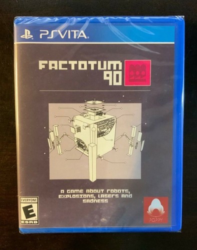 Factotum 90 para PS Vita - Limited Run Games #121 - Arte de portada variante 1 - NUEVO - Imagen 1 de 2