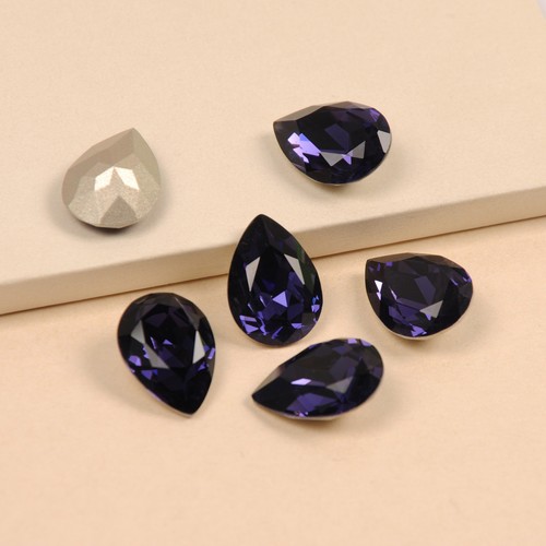 Sew On Teardrop Glass Crystal Rhinestones Crystal Fancy Stone Strass Craft Beads - Picture 32 of 38