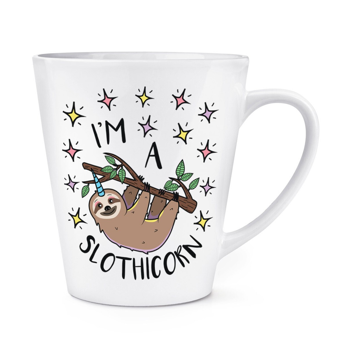 I'M Un Avocadocorn Retro Esmalte Taza - Aguacate Unicornio Divertido