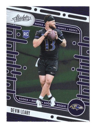 Devin Leary 2024 Panini Absolute Football #198 Baltimore Ravens Rookie RC - Bild 1 von 2