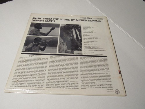 Nevada Smith Soundtrack LP Dot Steve McQueen Shrink - Picture 2 of 2