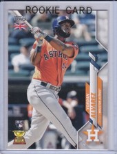 YORDAN ALVAREZ ROOKIE CARD Houston Astros 2020 Topps UK EDITION RARE $$ RC!