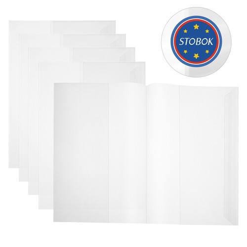 5 Pcs Waterproof Book Film Clear Bookcovers for Books Soft Protector Student - Picture 11 of 12