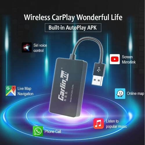 Wireless CarPlay Adapter Android Auto Dongle Car Mirror Player WiFi Autokit APK - Picture 9 of 12
